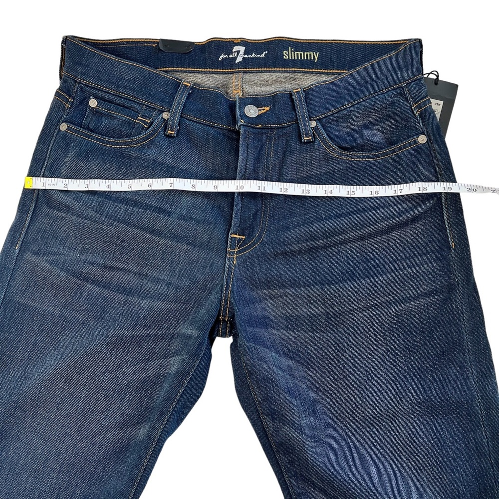 SEVEN 7 FOR ALL MANKIND NWT Slimmy Slim Straight Leg Jean Men's Size 32 - Picture 13 of 16